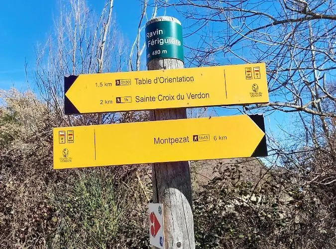 Cosy A Sainte-croix-du-verdon 44 M² Vue 아파트 생트크루아드베르동